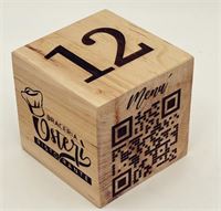 CUBO SEGNAPOSTO IN LEGNO